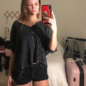 Freepeople slouchy quarter sleeve